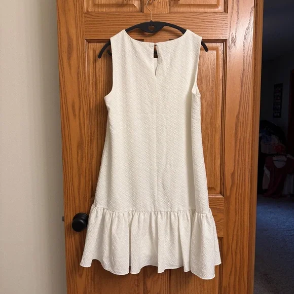 Tommy Hilfiger White Textured Dress - Picture 3 of 5